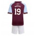 Maillot de foot Aston Villa Jadon Sancho #19 Domicile vêtements enfant 2025-26 Manches Courtes (+ pantalon court)